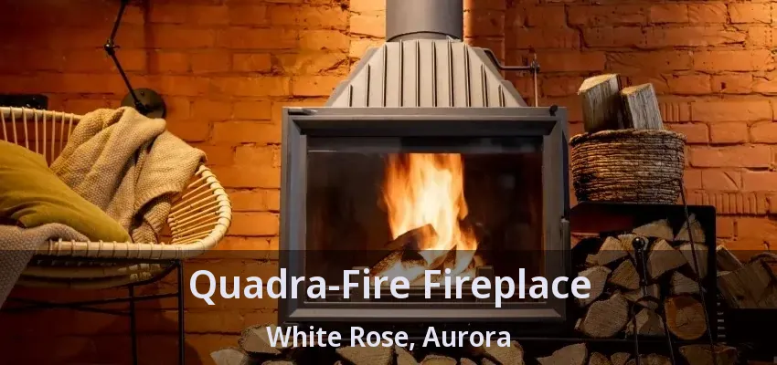 Quadra-Fire Fireplace White Rose, Aurora - ON